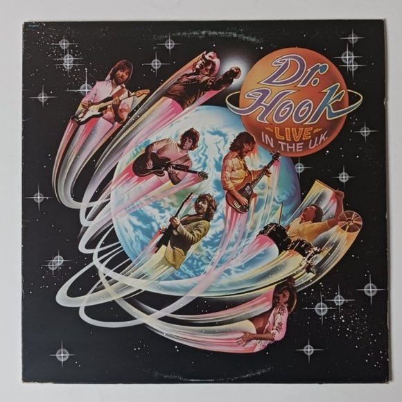 Vintage Dr. Hook Live In The U.K. vinyl record 1981 first pressing, original - Picture 2 of 7